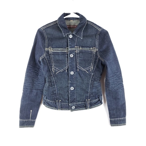 NWT Yanuk Button Up Denim Jean Jacket Size P - Picture 1 of 6